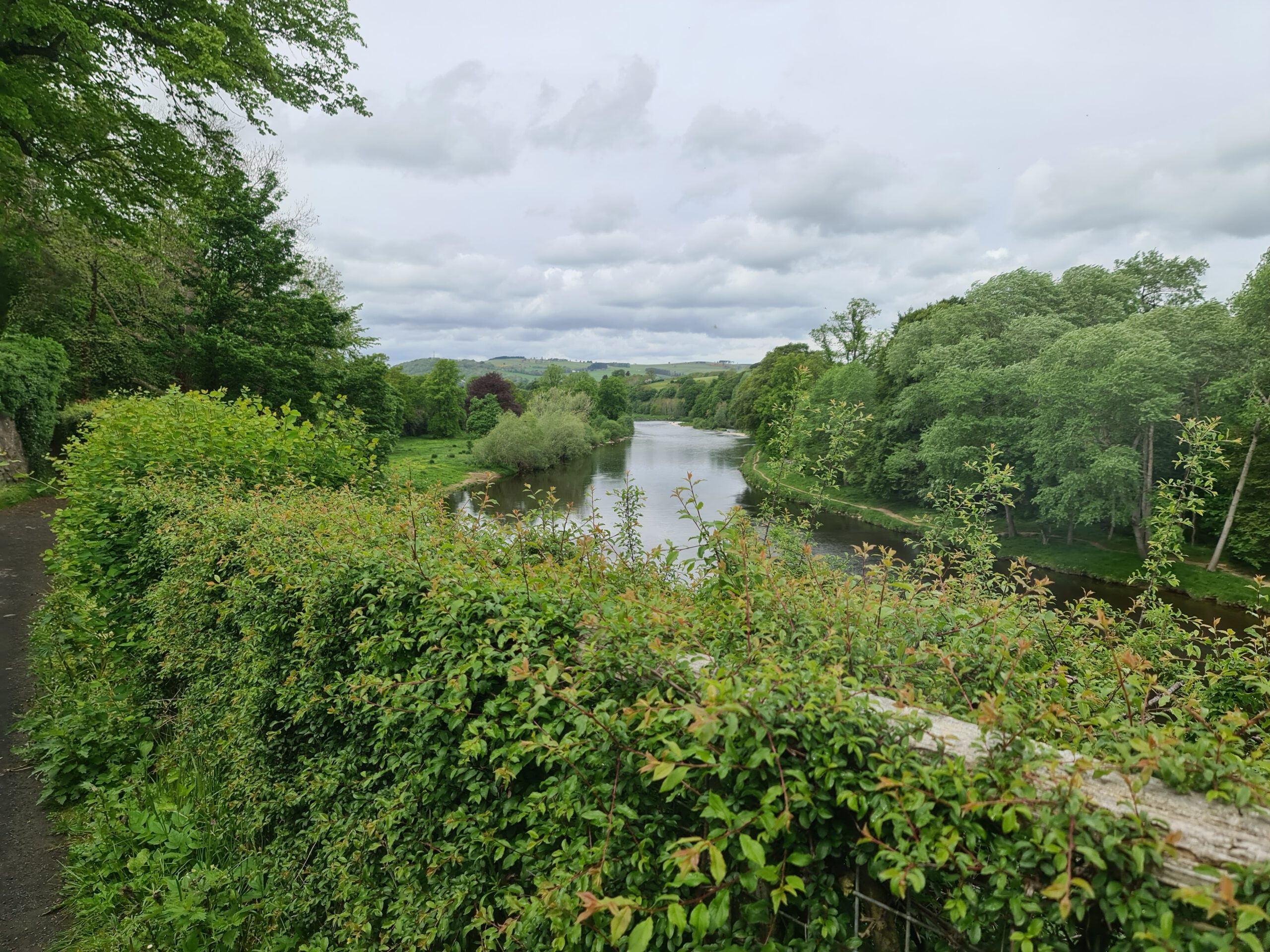 Cauldshiels Loch and the River Tweed, Melrose